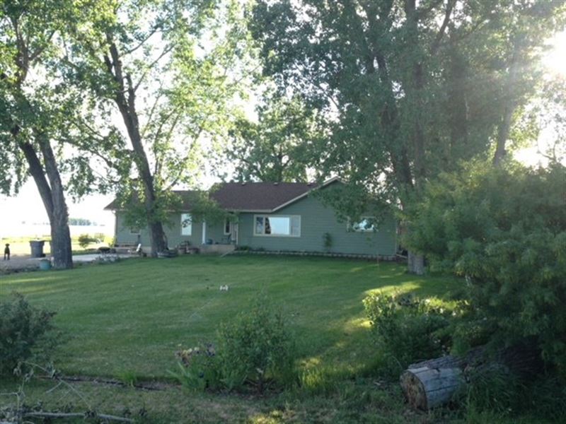 Montana Dream Home with 32 Acres : Conrad : Pondera County : Montana