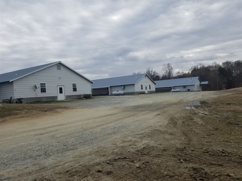 Mebane NC Poutry Farm, Caswell CO, Ranch for Sale in North Carolina