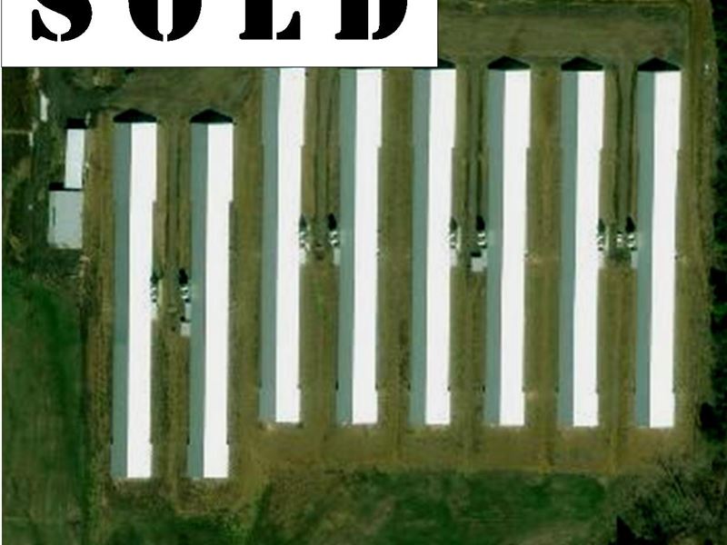 8 House Broiler Farm Built in 2016 : Parks : Scott County : Arkansas