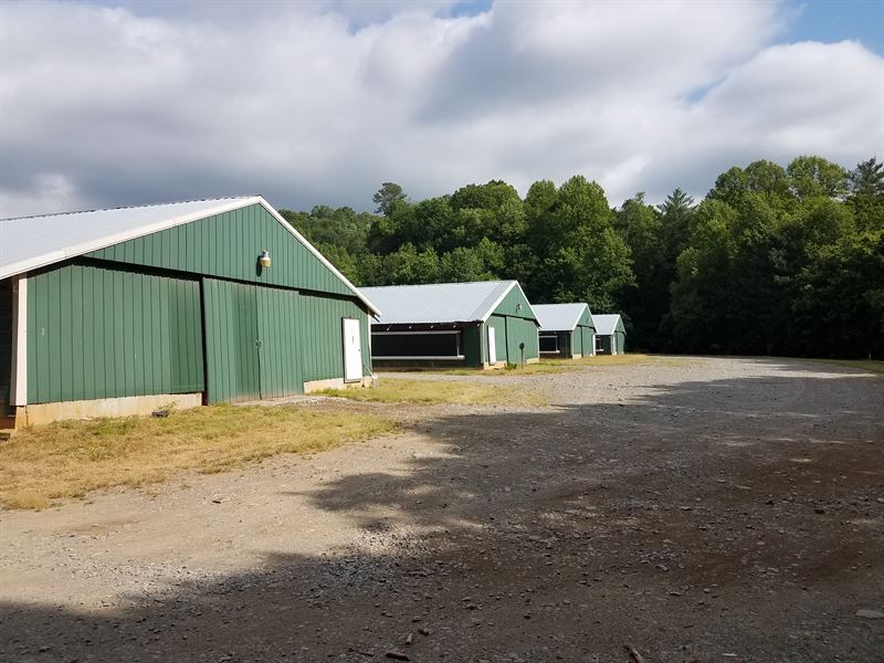 6 House Broiler Poultry Farm : Ellijay : Gilmer County : Georgia