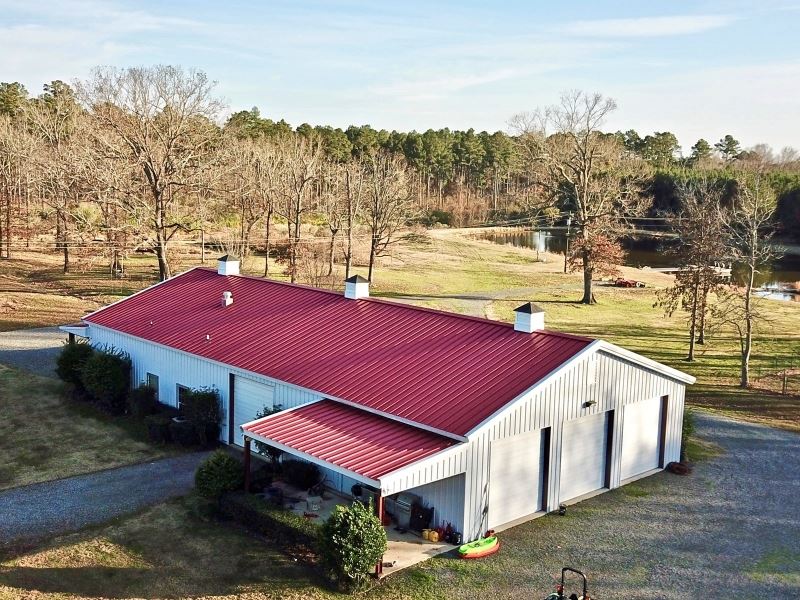 Barndominium On 160 Acres with Pond : Frierson : De Soto Parish : Louisiana