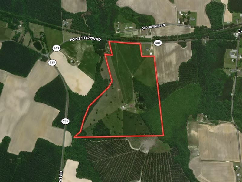 70 Acres of Farm : Capron : Southampton County : Virginia
