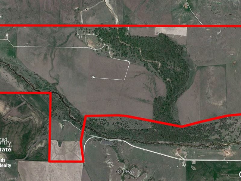 850 Acres Hunting Land, Pasture : Hays : Ellis County : Kansas