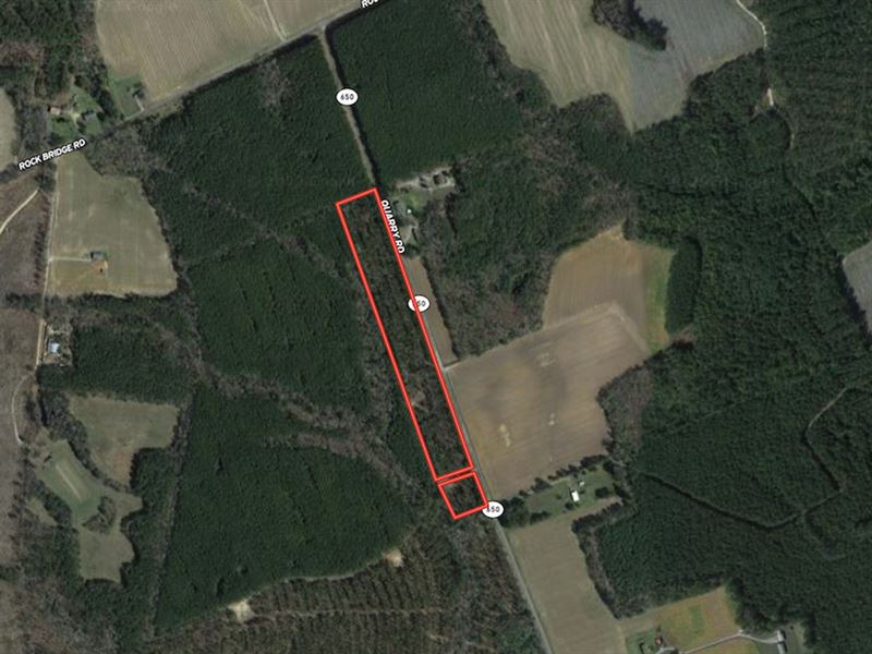 11.7 Acres of Timber and Hunting LA : Emporia : Greensville County : Virginia