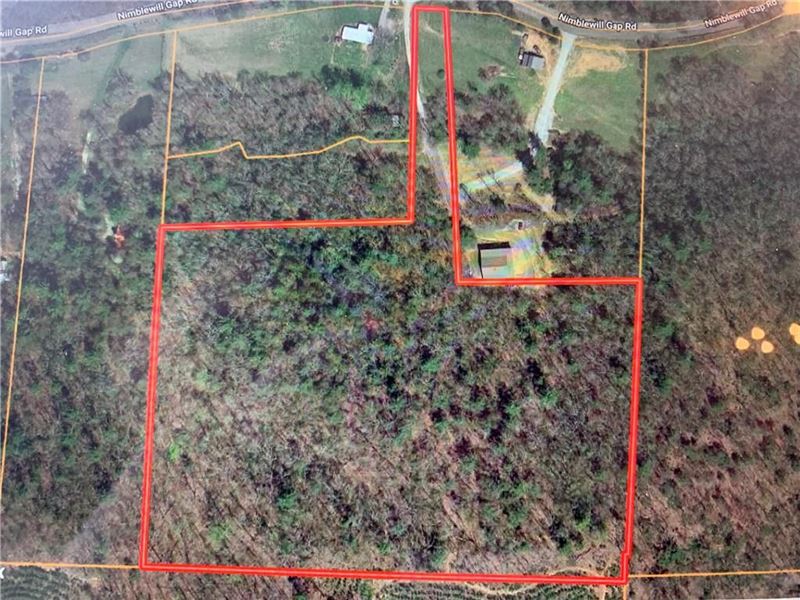 11.56 Acres Unrestricted Land : Jasper : Pickens County : Georgia