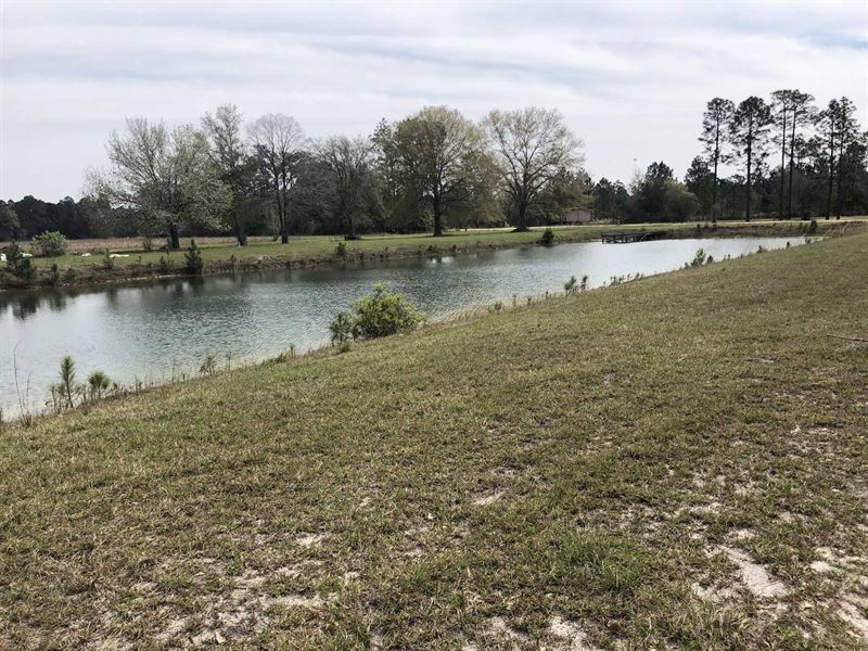 21 Acres and Home On Three C Rd : Jesup : Wayne County : Georgia