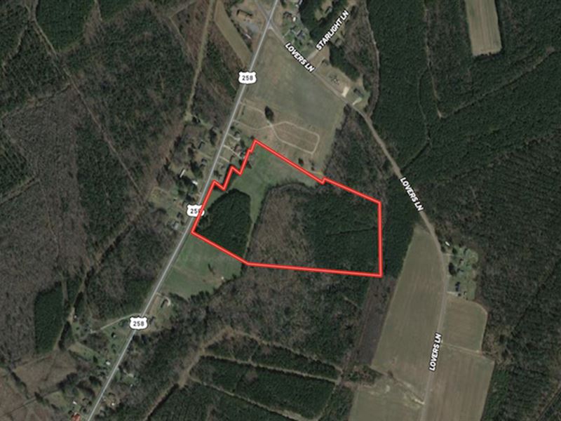 27.79 Acres of Farm and Timber Land : Rich Square : Northampton County : North Carolina