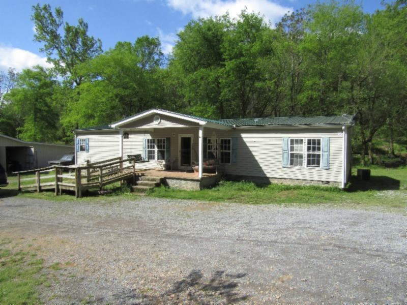 39+Ac, Home, Pole Barn, Creek, Pond : Whitleyville : Jackson County : Tennessee