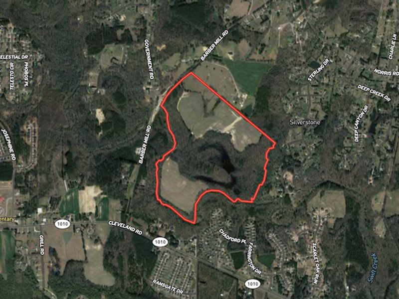 152.77 Acres of Farmland, Timberlan : Clayton : Johnston County : North Carolina