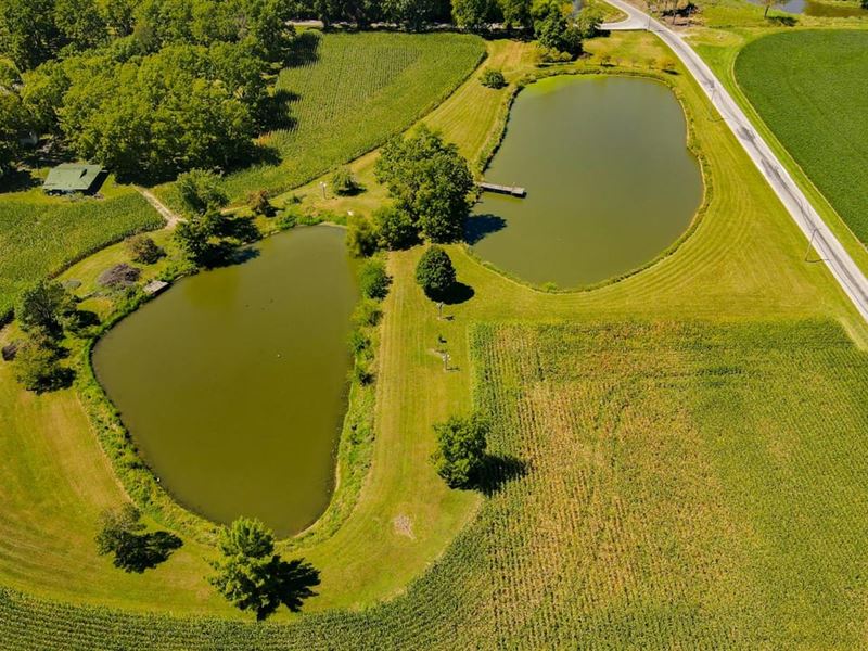 Paris 12 Acres with Ponds : Paris : Edgar County : Illinois