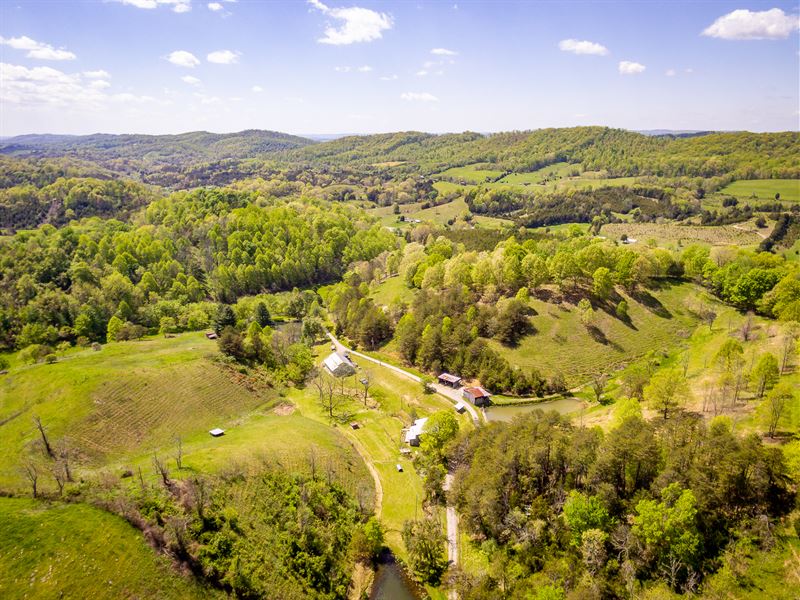 309 Acre East TN Private Oasis : Rogersville : Hawkins County : Tennessee