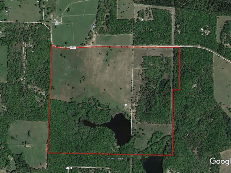 312 Ac for Recreation Or Investment : Edom : Van Zandt County : Texas