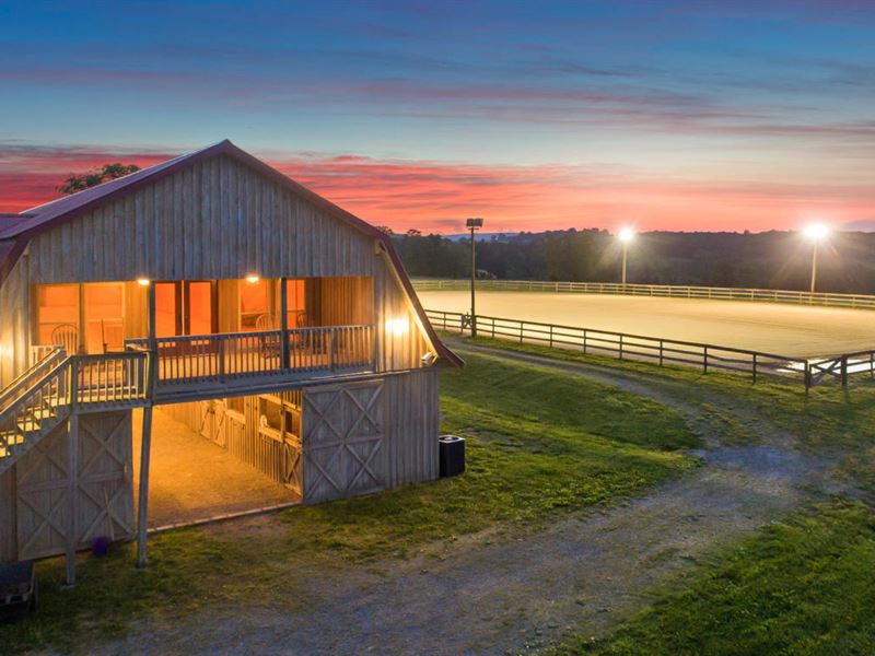Equestrian Opportunity, Luxury Barn : Sale Creek : Bledsoe County : Tennessee