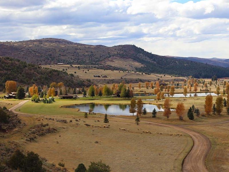Bench View At Elk Creek Ranch : Meeker : Rio Blanco County : Colorado