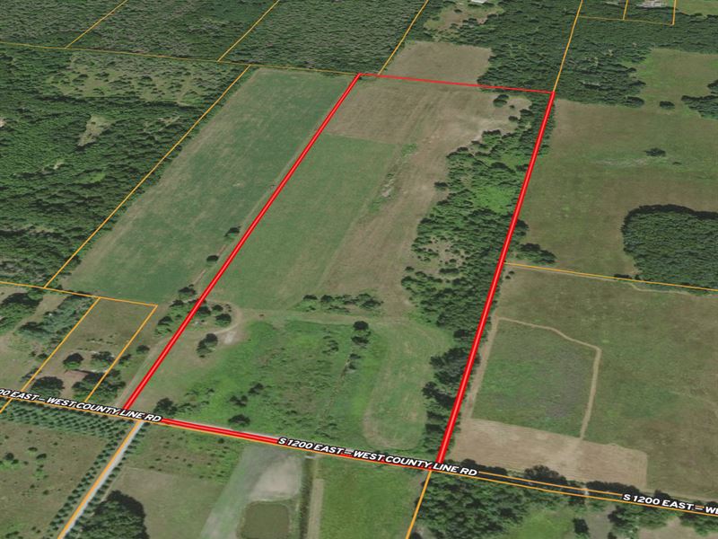 37.46 Acres / County Line Rd Ply : Plymouth : Marshall County : Indiana