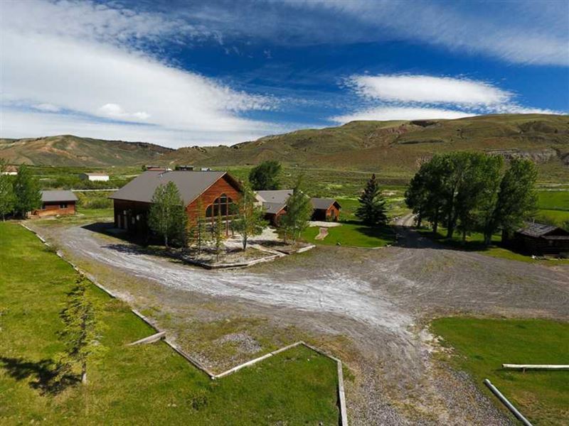 Mill Iron Ranch, Cattle and Gues : Dubois : Fremont County : Wyoming