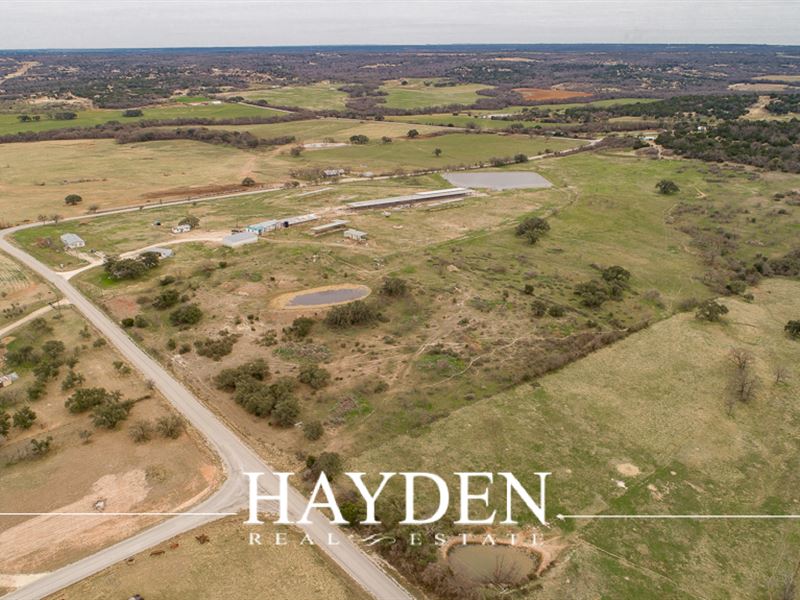 Old Dairy with Acreage : Stephenville : Erath County : Texas