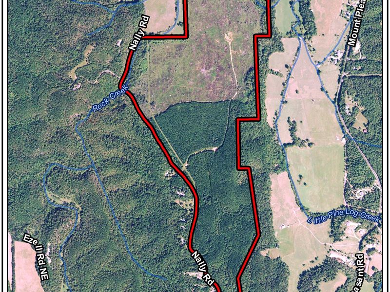 Nally Road : Rydal : Bartow County : Georgia