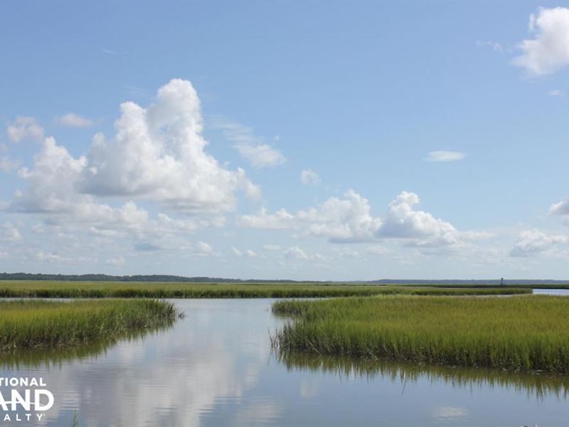 Russell Creek Preserve Deep Water : Edisto Beach : Charleston County : South Carolina