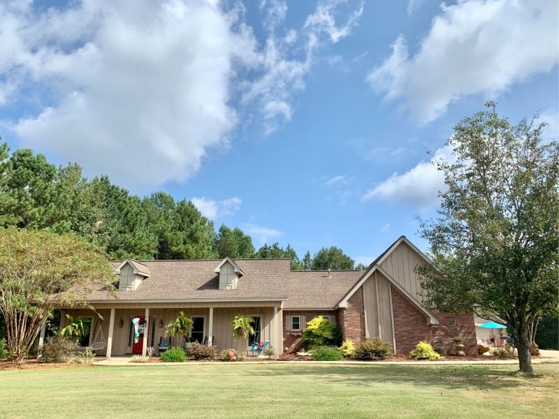 26.3 Acres with A Home in Choctaw : Ackerman : Choctaw County : Mississippi