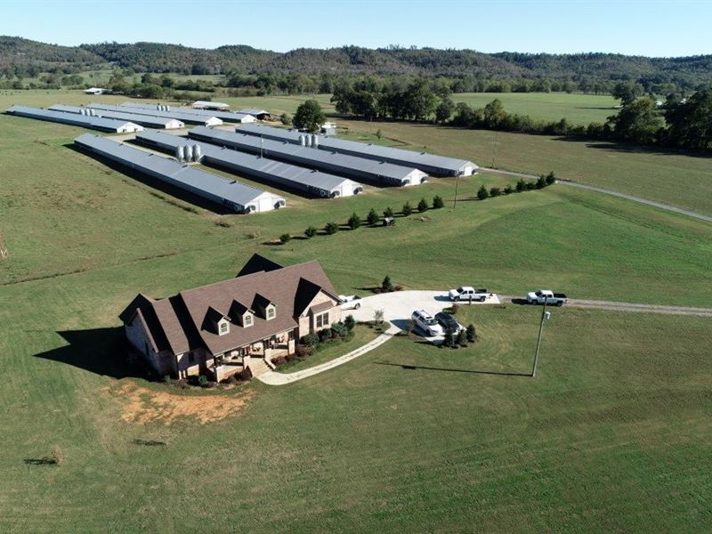 8 House Broiler Farm, Guntersville : Guntersville : Blount County : Alabama