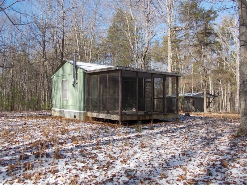 Land with Hunting Cabin Willis VA : Willis : Floyd County : Virginia
