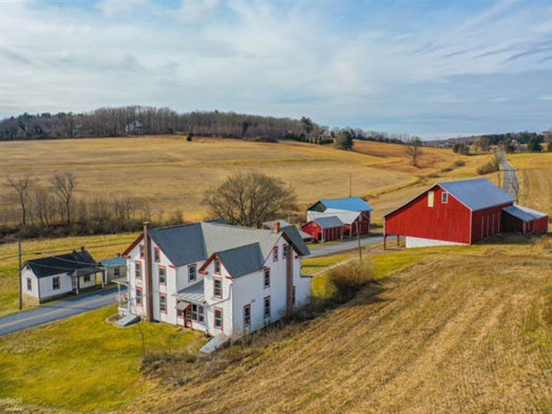 76+ Acres, Farmhouse, Barn & Bldg, Ranch Auction in Pennsylvania