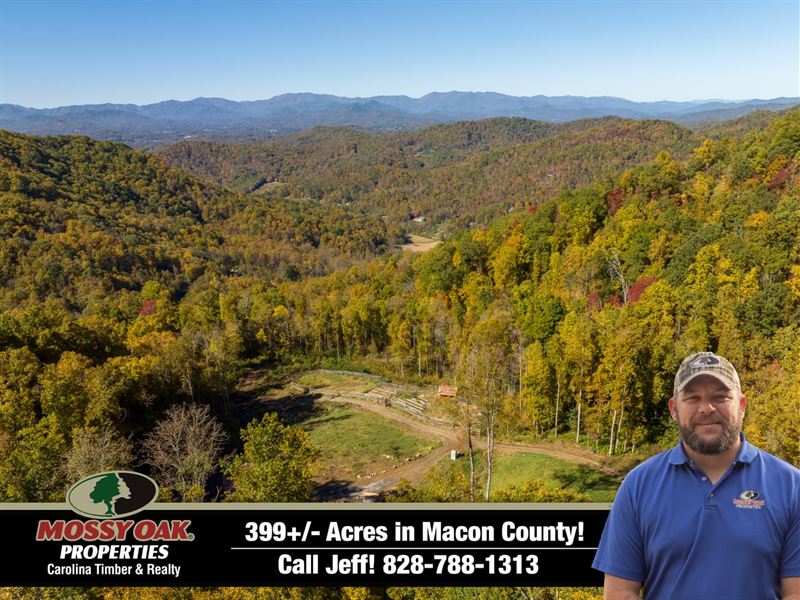 399 Acres, 2 Homes, One : Franklin : Macon County : North Carolina