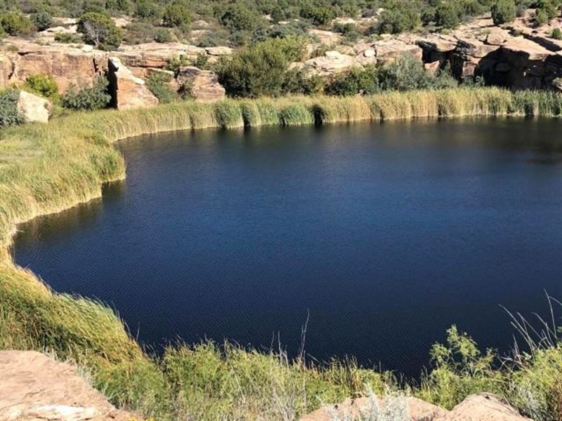 New Mexico Private Lake Santa Rosa : Santa Rosa : Guadalupe County : New Mexico