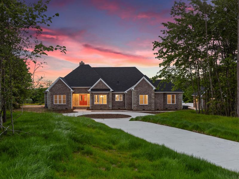 New Construction Home on 30 Acres, Ranch for Sale in Tennessee, 243464