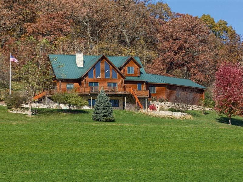MustSee Log Home & Investment, Ranch for Sale in Wisconsin, 243588 RANCHFLIP