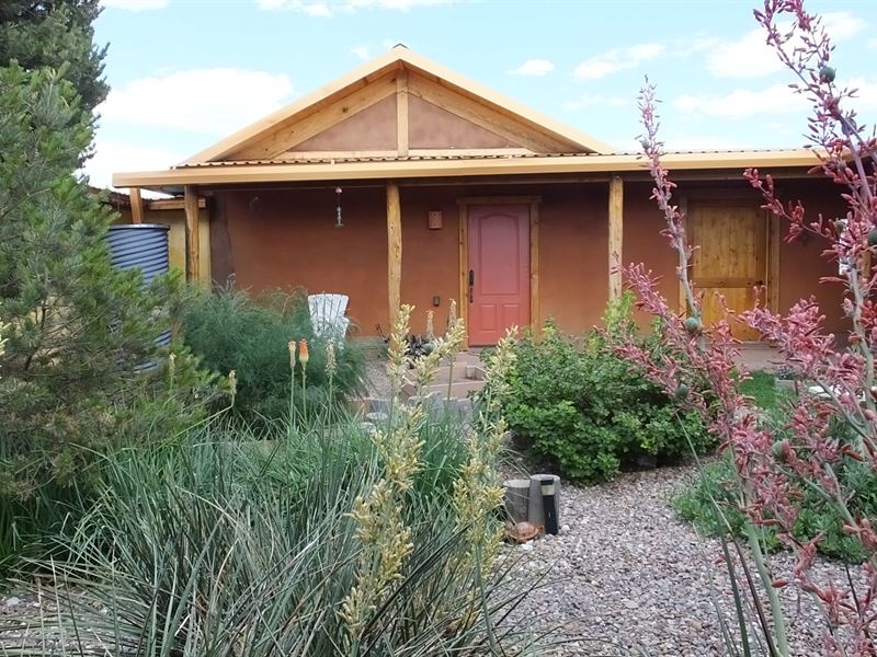 Eco-Friendly, Straw Bale, Hacienda : Quemado : Catron County : New Mexico