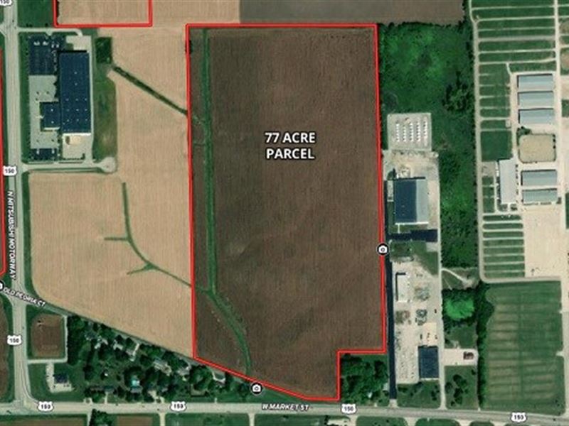 77 Acre Bloomington Normal Farm : Bloomington : McLean County : Illinois