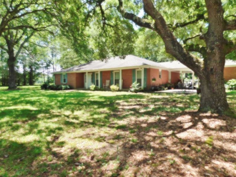 3 Bed/2 Bath Home, 20 Acres Develop : Brookhaven : Lincoln County : Mississippi