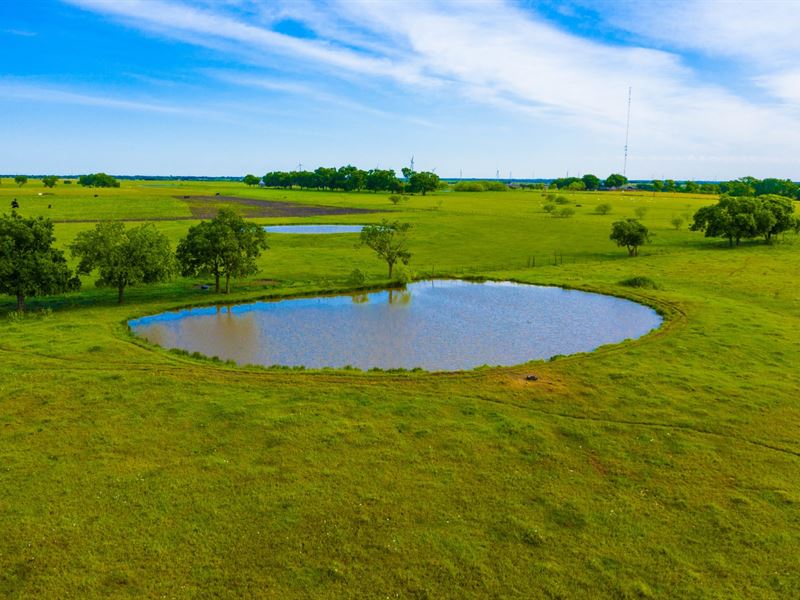 Unrestricted 15 Acres Private Pond : Mart : McLennan County : Texas