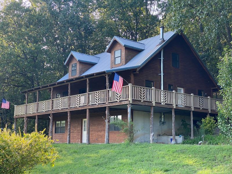 Arkansas Log Home Large Acreage, Ranch for Sale in Arkansas, 252060