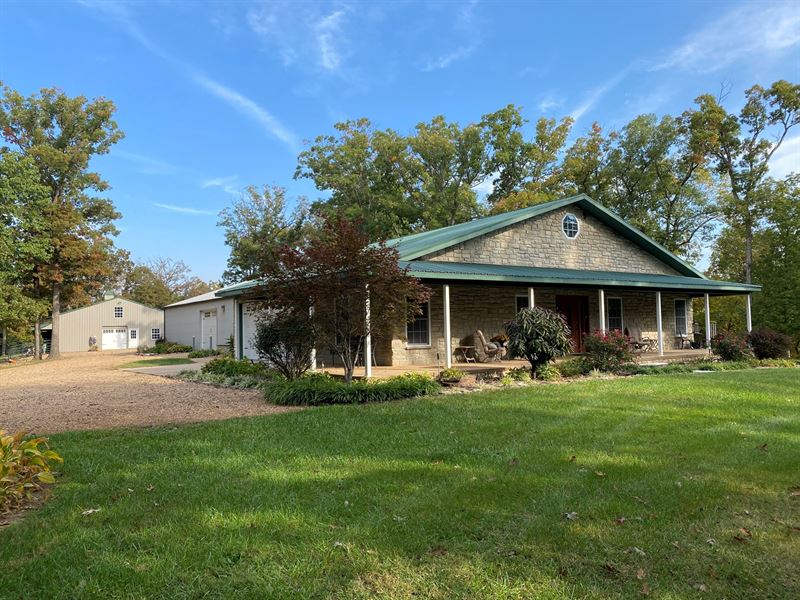 Large Hobby Farm / Country Home, Ranch for Sale in Missouri, 257096