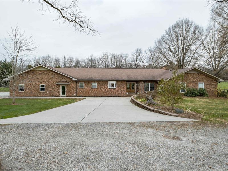 Private Brick Ranch Home Acreage, Ranch for Sale in North Carolina
