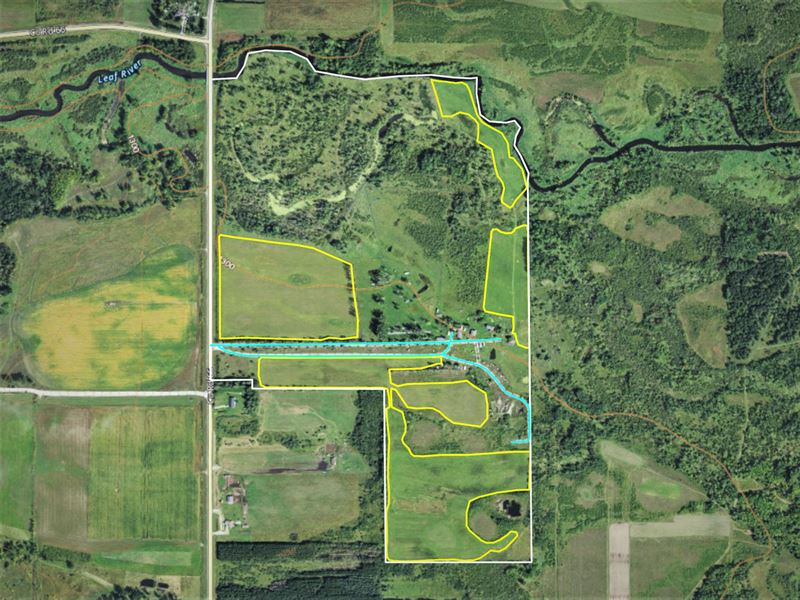 154.25 Acres Hunting Land & Country : Wadena : Wadena County : Minnesota