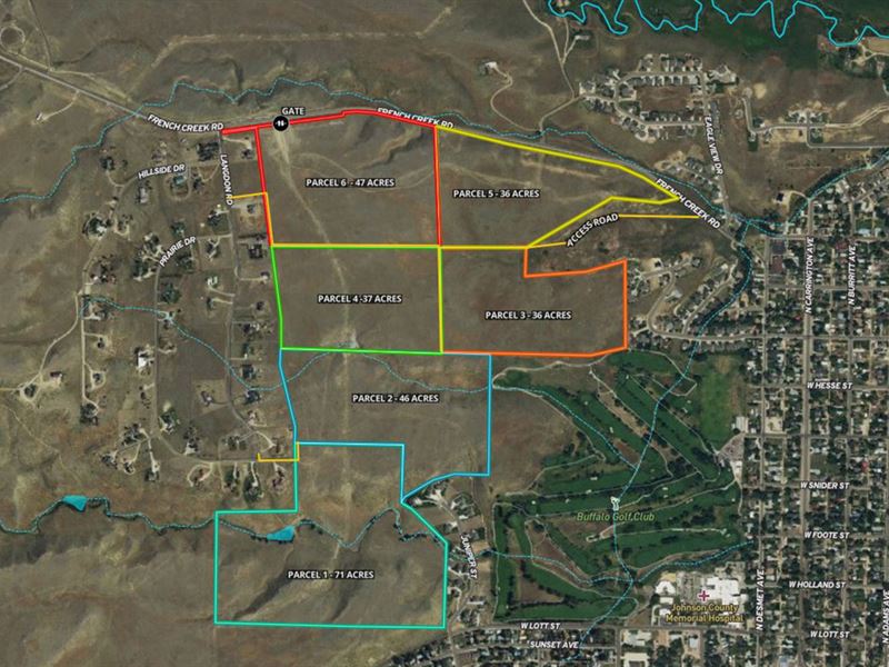 French Creek Parcels : Buffalo : Johnson County : Wyoming