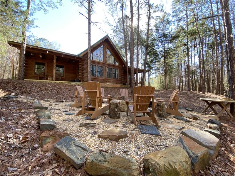 Log Cabin 40 Ac Waverly : Auburn : Chambers County : Alabama