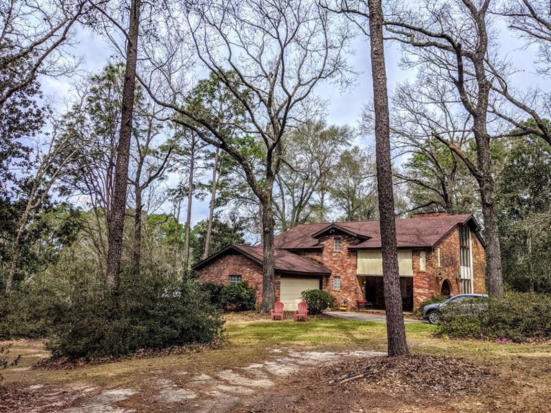 Home w 43 Acres Geneva Co AL, Ranch for Sale in Alabama, 270658