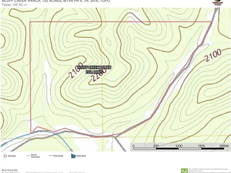 Bluff Creek Ranch, 132 Acre Huntin : Rocksprings : Edwards County : Texas
