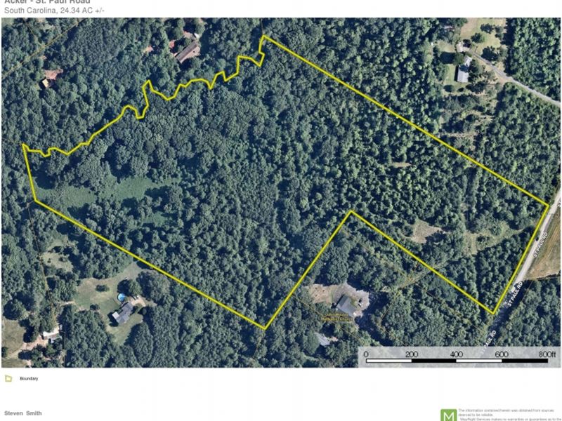 24.34-Acres-In Coveted Wren Scho : Easley : Anderson County : South Carolina