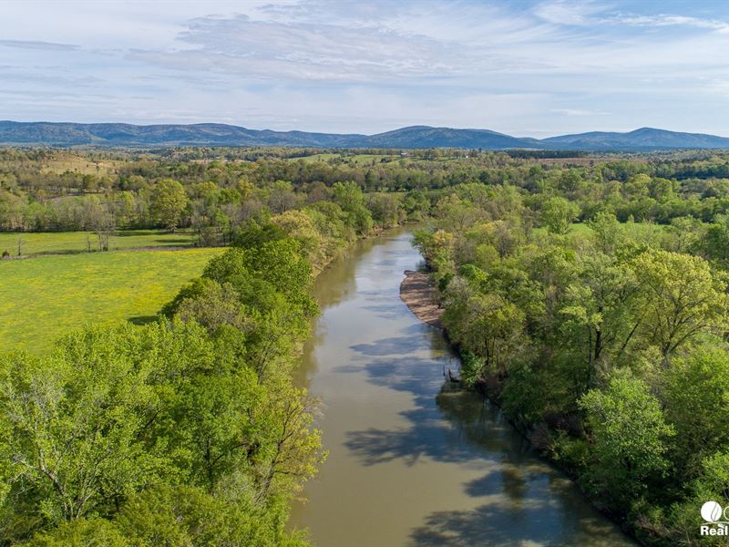 80 Acres on The Ouachita River : Mena : Polk County : Arkansas