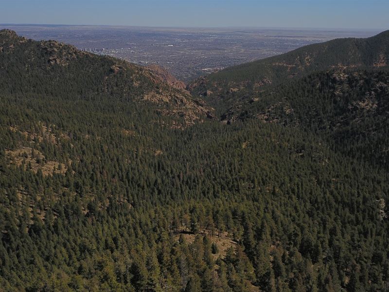 Mountain Property in Colorado : Colorado Springs : El Paso County : Colorado