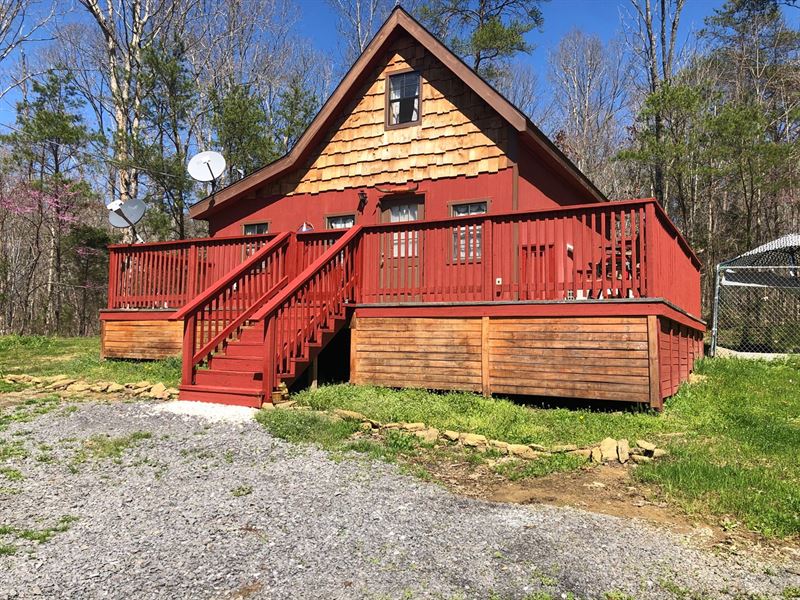 East TN Cabin in The Woods for Sale : Bulls Gap : Hawkins County : Tennessee
