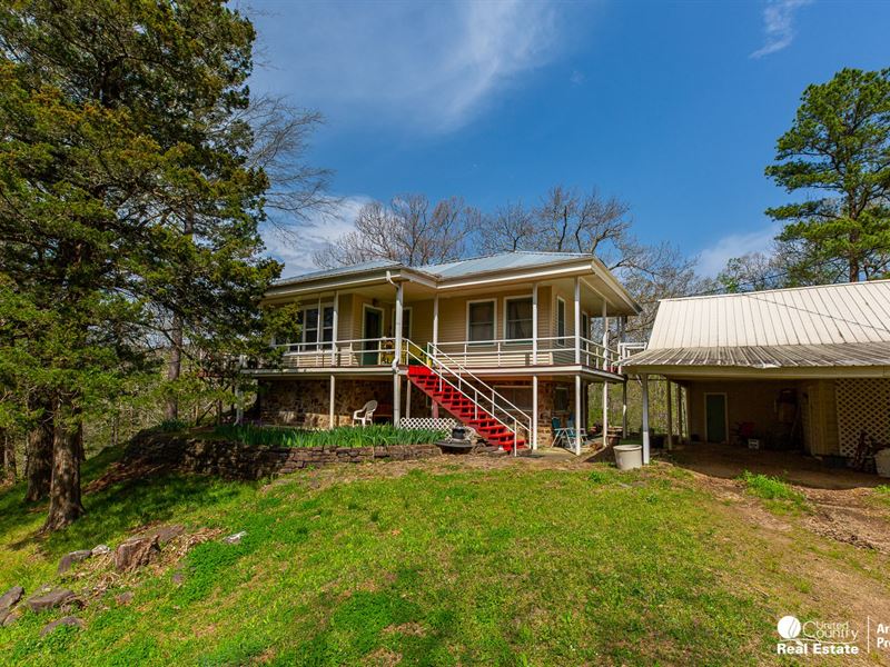 One a Kind Waterfront Property : Boles : Scott County : Arkansas