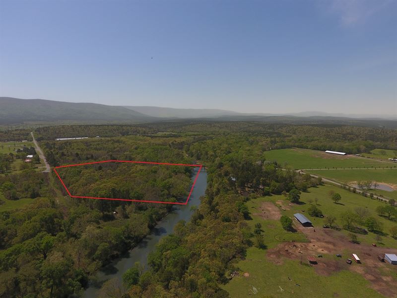 12 Acre Blackfork River Frontage : Heavener : Le Flore County : Oklahoma