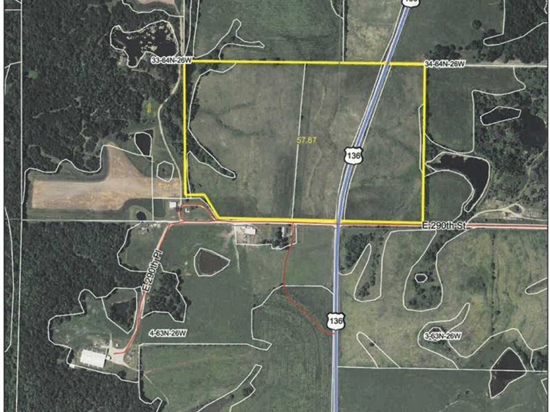 For Sale 56 Acre M/L Crp Farm : Mount Moriah : Harrison County : Missouri